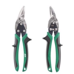 Ace 10 in. Chrome Vanadium Steel Aviation Snips Set 3 pk