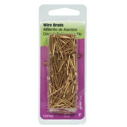 HILLMAN 18 Ga. X 3/4 in. L Brass Brad Nails 1 pk 2 oz