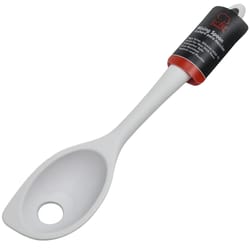 Chef Craft Premium Gray Silicone/Steel Mixing Spoon