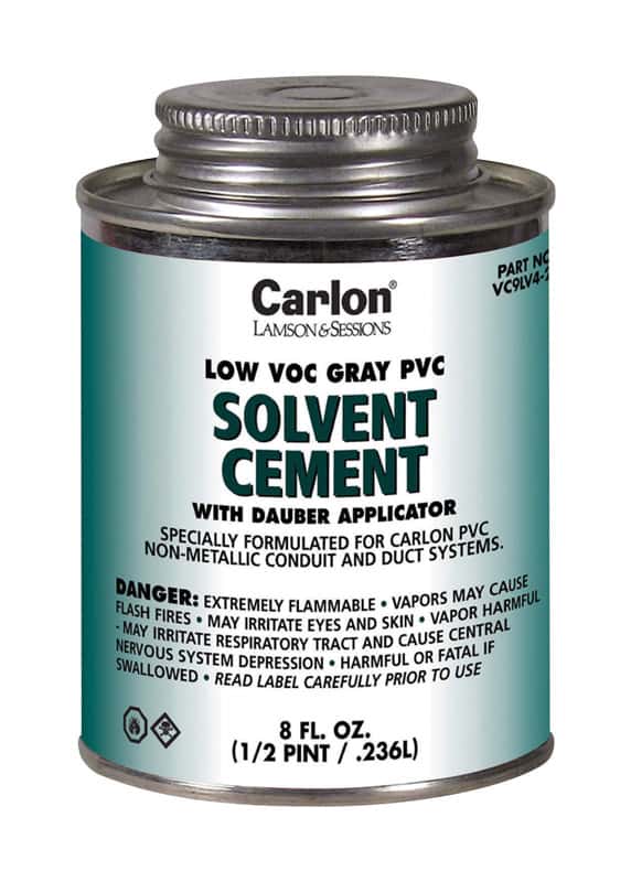 Carlon Gray Solvent Cement For PVC 8 oz. Ace Hardware