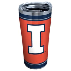 Tervis Collegiate 20 oz Multicolored BPA Free Illinois Fighting Illini Tumbler with Lid