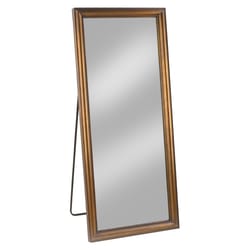 Tripar 55.2 in. H X 24 in. W Burnished Gold Metal Floor Mirror