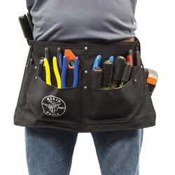 Klein Tools Heavy Duty 6 pocket Canvas Tool Apron Black 1 pk