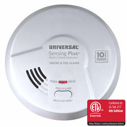 USI Sensing Plus Hard-Wired w/Battery Back-up Ionization/Photoelectric Smoke/Fire Detector 1 pk