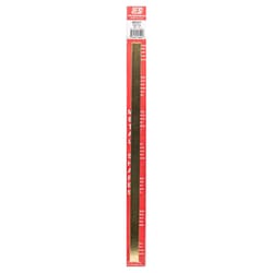 K&S 0.032 in. X 1/2 in. W X 12 in. L Mill Brass Metal Strip