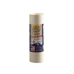 Warp's Plast-O-Mat 20 ft. L X 12 in. W Bisque Non Adhesive Ribbed Shelf Liner