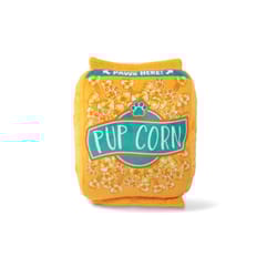 Pet Shop by Fringe Studio Wagsdale Blue/Yellow Plush Pup Corn Microwave Bag Dog Toy 1 pk