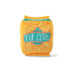 Pet Shop by Fringe Studio Wagsdale Blue/Yellow Plush Pup Corn Microwave Bag Dog Toy 1 pk