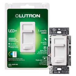 Lutron White 150 W 3-Way Dimmer Switch 1 pk