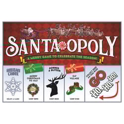Late for the Sky Santa-Opoly Board Game Multicolored