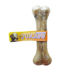 Fun Chew Medium All Ages Rawhide Bone Natural 6.5 in. L 1 pk