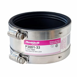 Fernco Schedule 40 3 in. Hub each X 3 in. D Hub PVC Coupling 1 pk