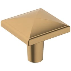 Amerock Extensity Square Cabinet Knob 1-1/6 in. Champagne Bronze 1 pk