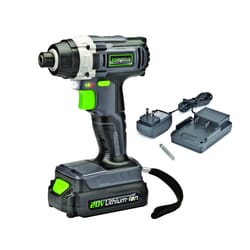 Genesis 20 V 1/4 in. Cordless Impact Driver Kit (Battery & Charger)