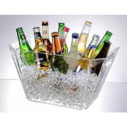 Prodyne 8 Bottles oz Clear Acrylic Iceberg Party Tub