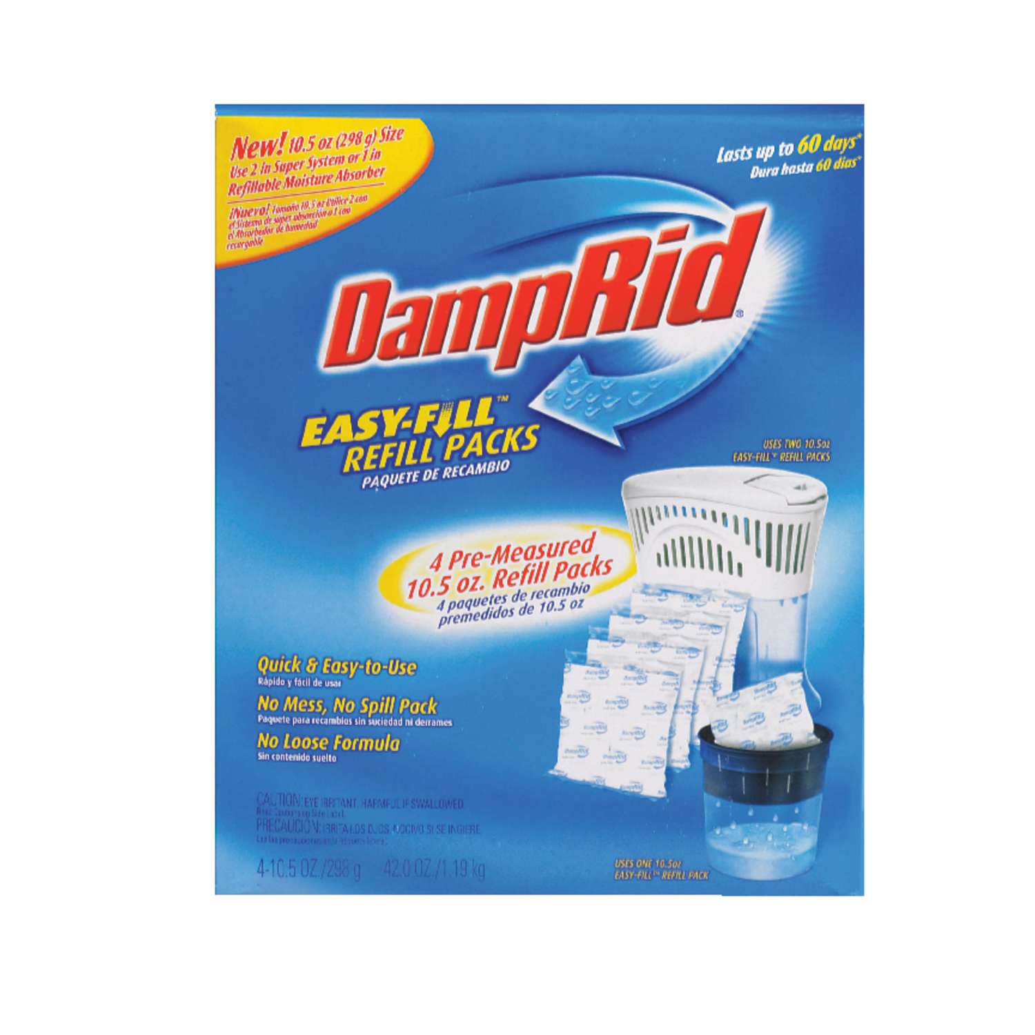 DampRid Easy Fill Moisture Absorber Refill No Scent 42 oz Ace Hardware