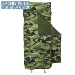 Stephen Joseph Camo Nap Mat Polyester/Velboa 1 pk