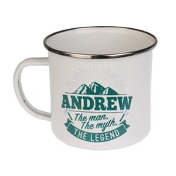 Top Guy Andrew 14 oz Multicolored Steel Enamel Coated Mug 1 pk