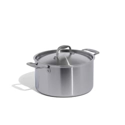 Made In Stainless Steel Stock Pot 11 in. 8 qt Silver