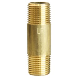 ATC 3/8 in. MPT X 3/8 in. D MPT Yellow Brass Nipple 2 in. L