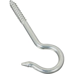 National Hardware Zinc-Plated Silver Steel 4-1/8 in. L Ceiling Hook 60 lb 1 pk