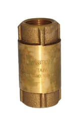Campbell 1/2 in. D X 1/2 in. D Red Brass Spring Loaded Check Valve