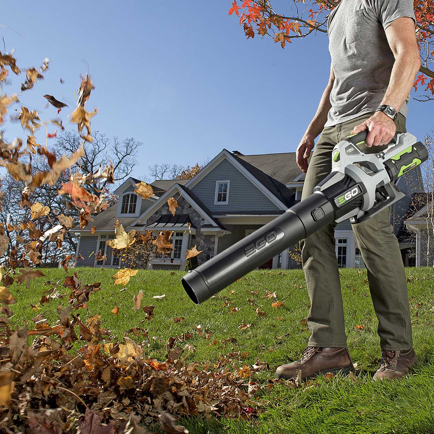 EGO Power Plus Battery Handheld Leaf Blower Ace Hardware