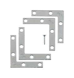 Ace 2 in. H X 2.75 in. W X 2 in. D Zinc Flat Corner Brace