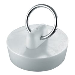 PlumbCraft 1-1/4 in. White Rubber Sink Stopper