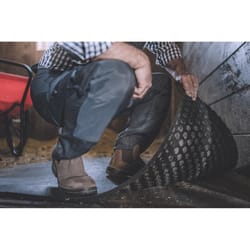 Red Barn 48 in. W X 72 in. L Black Anti Fatigue Rubber Utility Mat