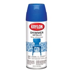 Krylon Blue Shimmer Metallic Spray Paint 12 oz