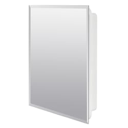 Zenna Home 20 in. H X 16 in. W X 3.75 in. D Rectangle Medicine Cabinet