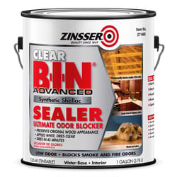 Zinsser BIN Advanced Clear Shellac-Based Odor Blocking Sealer 1 gal