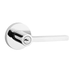 Baldwin Reserve Square Lever Polished Chrome Entry Lockset 2 in.