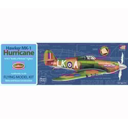 Guillow's Hawker Hurricane Flying Model Kit Multicolored