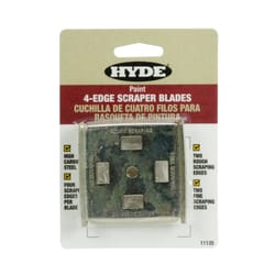Hyde 2-1/2 in. W High Carbon Steel 4-Edge Scraper Blade