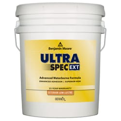 Benjamin Moore Ultra Spec Low Luster White Water-Based Exterior Paint and Primer Exterior 5 gal