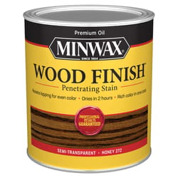 Minwax Wood Finish Semi-Transparent Honey Oil-Based Penetrating Wood Stain 1 qt