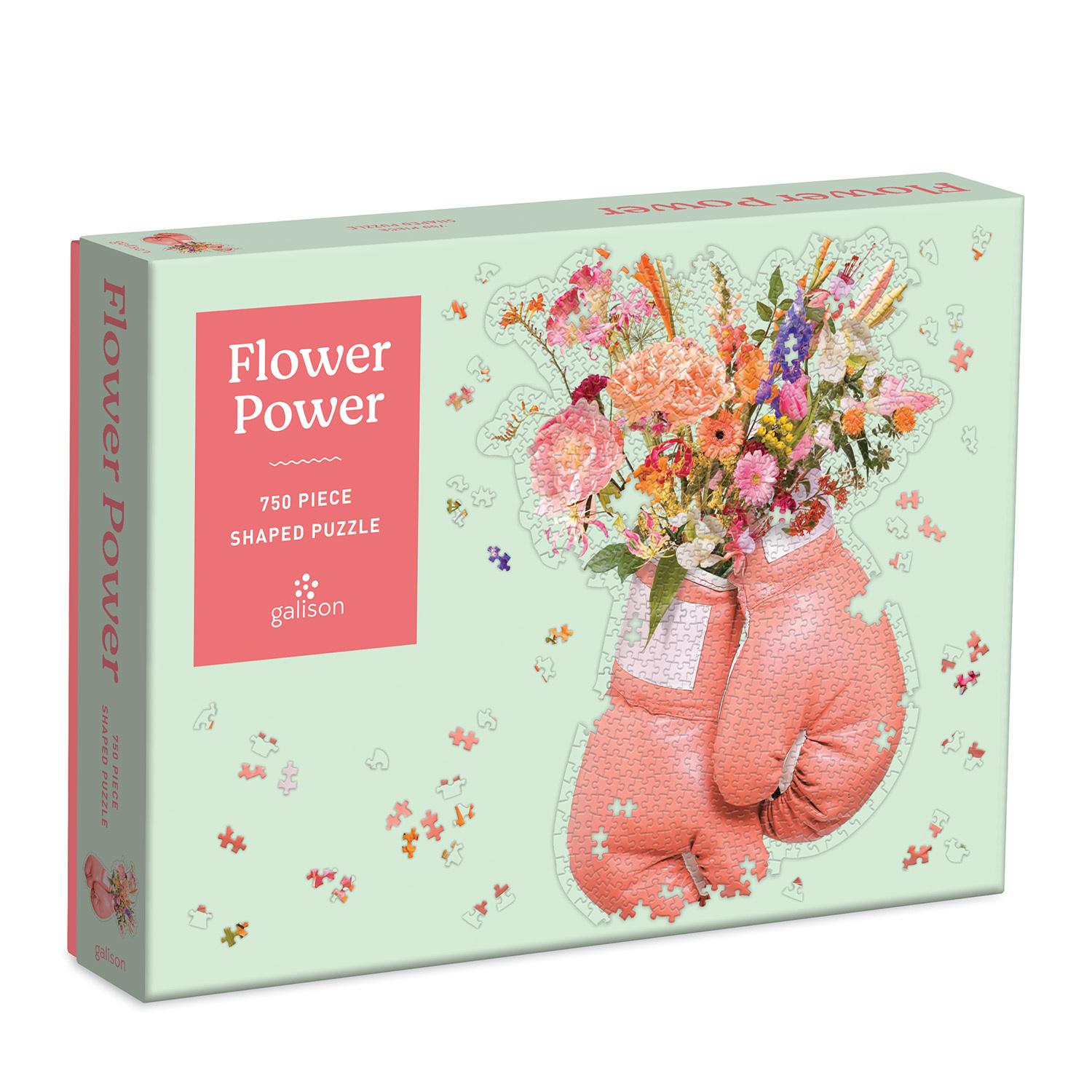 Galison Puzzle 'Shrooms In Bloom', 500 Teile – Bunte Pilz-Collage, Nachhaltig Produziert