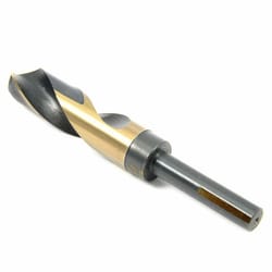 Forney Command Pro 59/64 in. High Speed Steel Silver and Deming Drill Bit 3-Flat Shank 1 pc