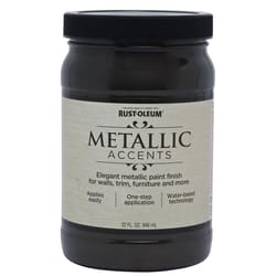 Rust-Oleum Metallic Accents Metallic Rich Brown Water-Based Paint Exterior and Interior 1 qt