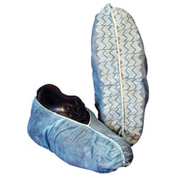 Ammex Unisex Cotton/Polyester Shoe Cover Blue XL 150 pair