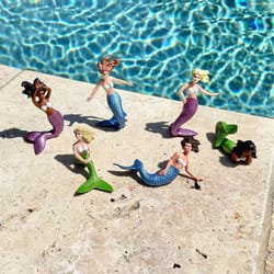Safari Ltd. Designer Toobs Mermaids Toy Multicolored 6 pc