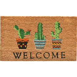 Calloway Mills 1.5 ft. W X 2.5 ft. L Multi-color Coir Door Mat