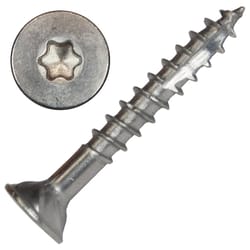 Screw Products AXIS No. 8 X 1-1/4 in. L Star Stainless Steel Wood Screws 1 lb 211 pk