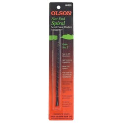 Olson Mach Speed 5 in. Carbon Steel Scroll Saw Blade 41 TPI 12 pk