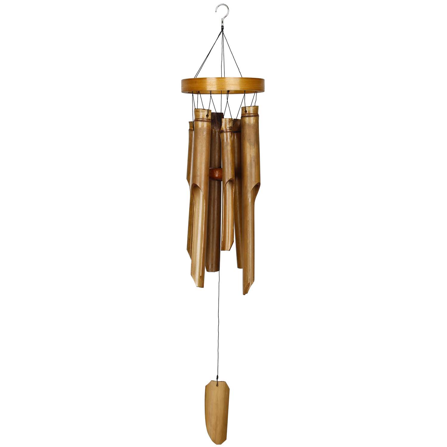 Woodstock Chimes Brown Bamboo 28 in. Ring Wind Chime - Ace Hardware