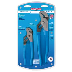 Channellock 2 pc Steel Straight Jaw Tongue and Groove Pliers Set