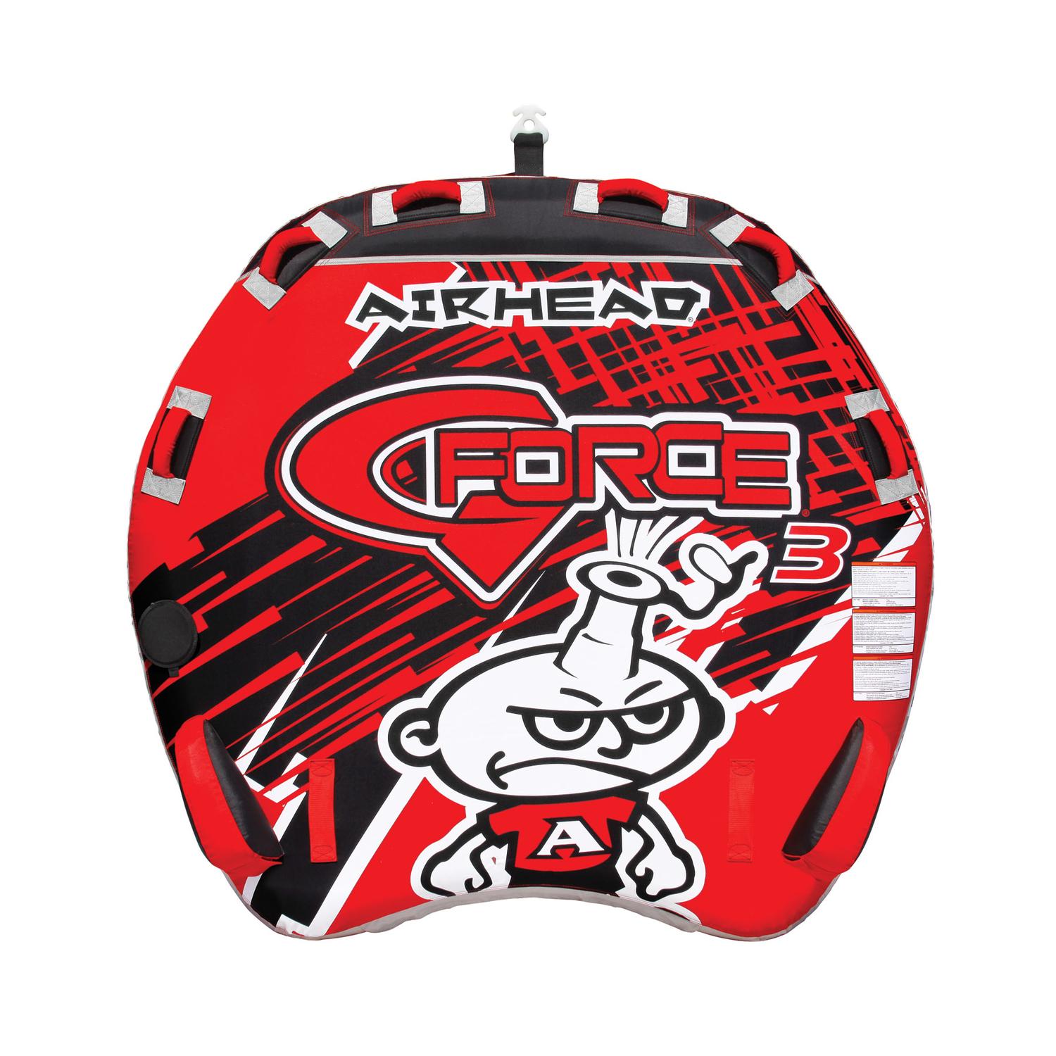 Airhead Nylon Inflatable Red G-Force 3 Towable Tube 78 in. W X 75 in. L Sansujyuku sansujyuku.com