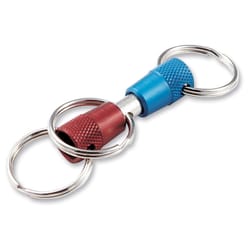 Lucky Line Aluminum Blue/Red/Silver Split 3-Way Pull Apart